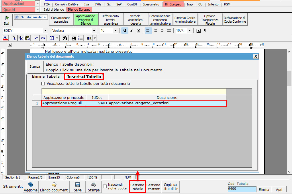 Bilancio ETS - Altri Documenti 18 6.InserisciTabella
