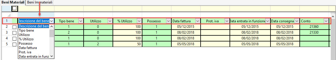 Importazione Cespiti da file Excel 17 17.Importazione cespiti excel 2