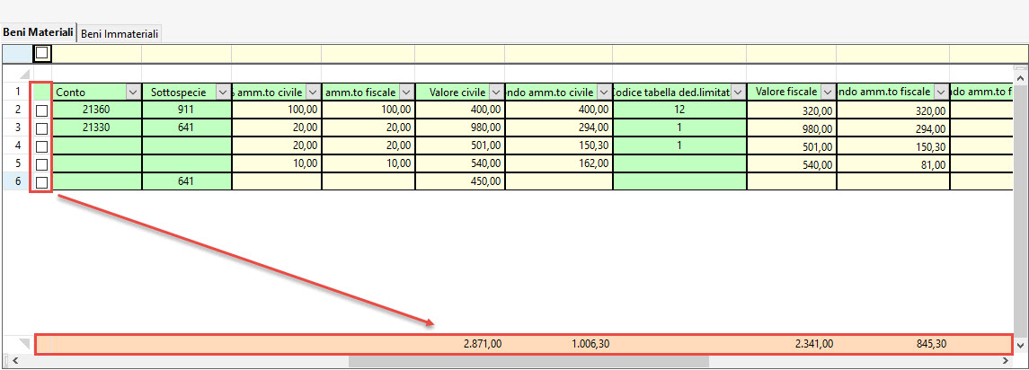Importazione Cespiti da file Excel 25 24.Importazione cespiti excel 2
